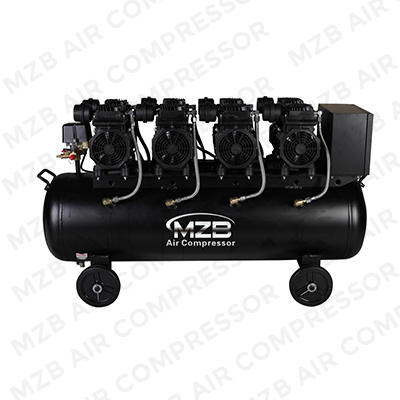 Безмасляный воздушный компрессор 90 литров MZB-1200H-90