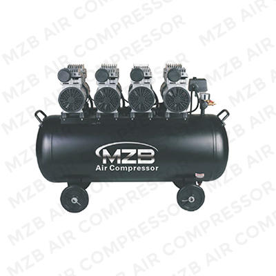 Безмасляный воздушный компрессор 90 литров MZB-750H-90